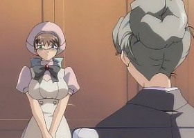 Ponytailed hentai babe in stockings masturbating her wet twat